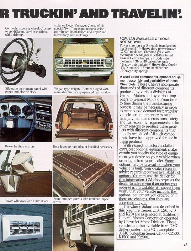 1980 Chevrolet Surburban Brochure Page 12